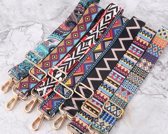 Pattern Shoulder Strap,Purse Strap,Adjustable Crossbody Bag Straps,Guitar Strap for Purse,Replaceable Shoulder Strap,Colored Shoulder Strap