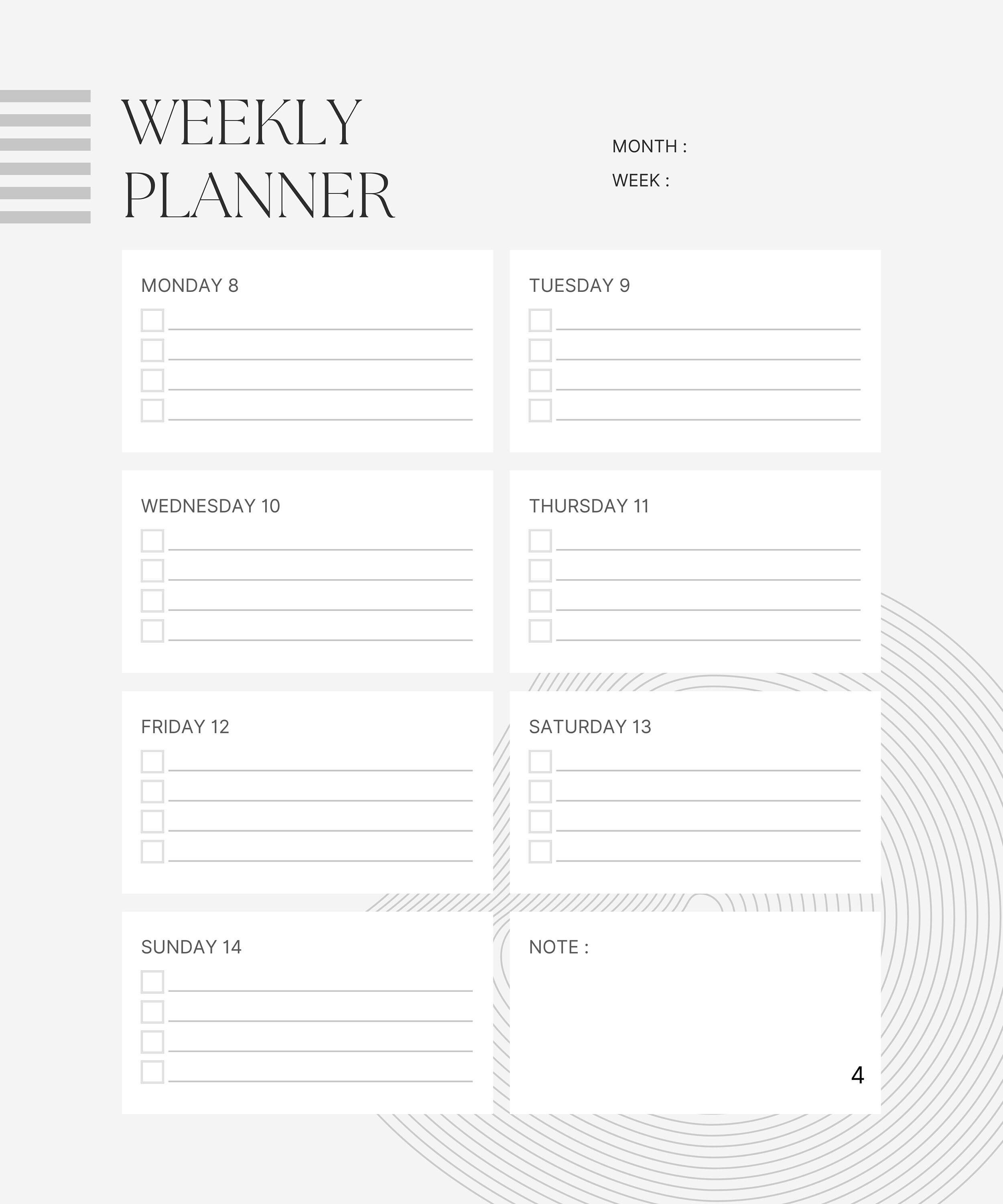 Complete 2024 Diary to Print in A4 and A5 Format Diary Etsy