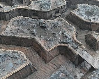 Trench Of Death | Modular Trench Terrain | Build Your Own Trench Crusade!