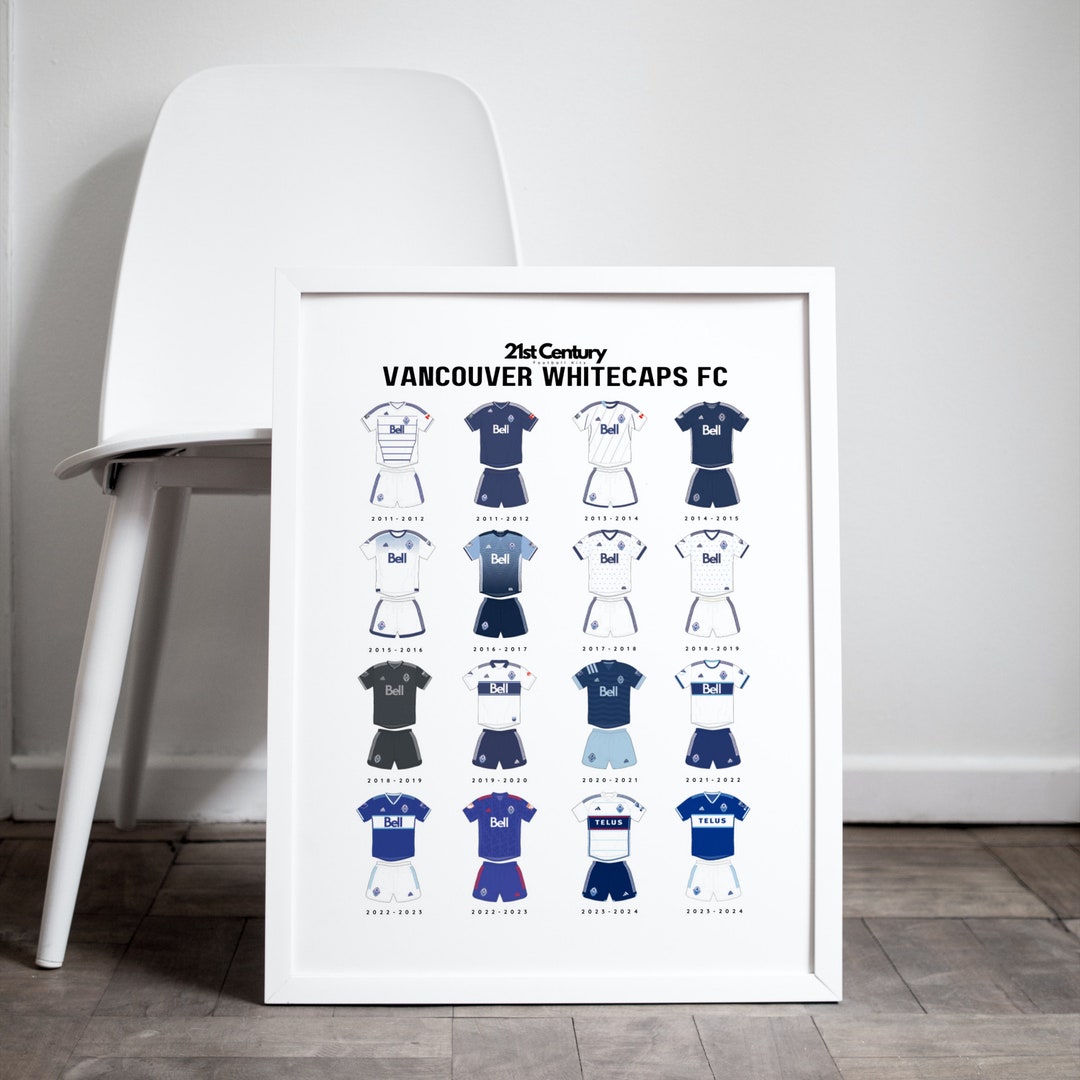 Vancouver Whitecaps Contemporary Football/soccer Kits Football Print Wall Art Birthday Christmas