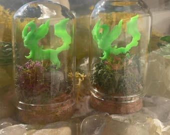 Mini Leafeon Terrarium