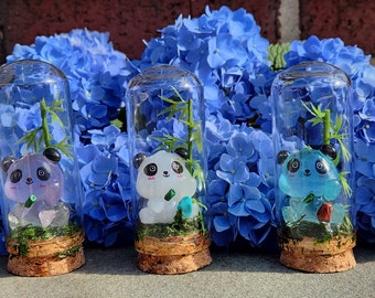 Mini Panda Bear Terrarium