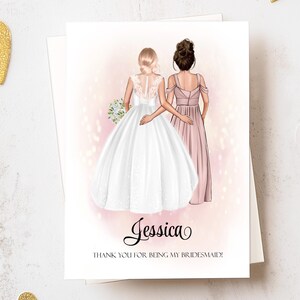 Cartão de agradecimento para madrinhas personalizável Cartão de agradecimento para madrinhas personalizado Cartão de agradecimento para madrinhas Cartão de agradecimento para casamento Cartão de madrinha personalizado