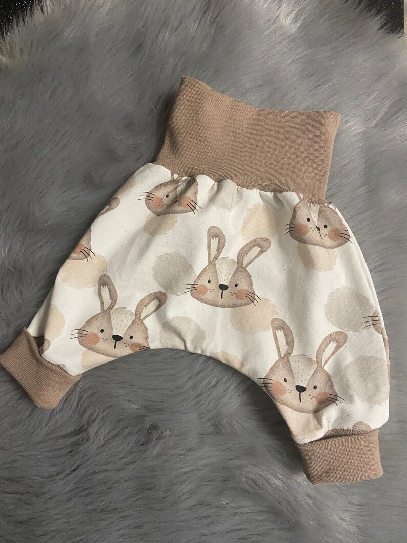 Pump pants with rabbits, size 62, price including shipping image 1