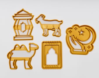 Islamic Cookie Cutter Set - Durable & Safe, Ideal for Bakers