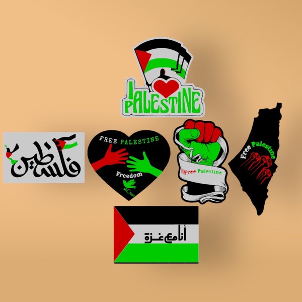 Palestine | Decorative Magnets | Cute Fridge Magnet | Cool Designed Free Palestine Refrigerator Hand Magnets for Gift | 5 by 3 inches |