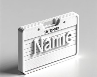 Personalized 3D Printed Name Sign | Custom Desk or Wall Decor