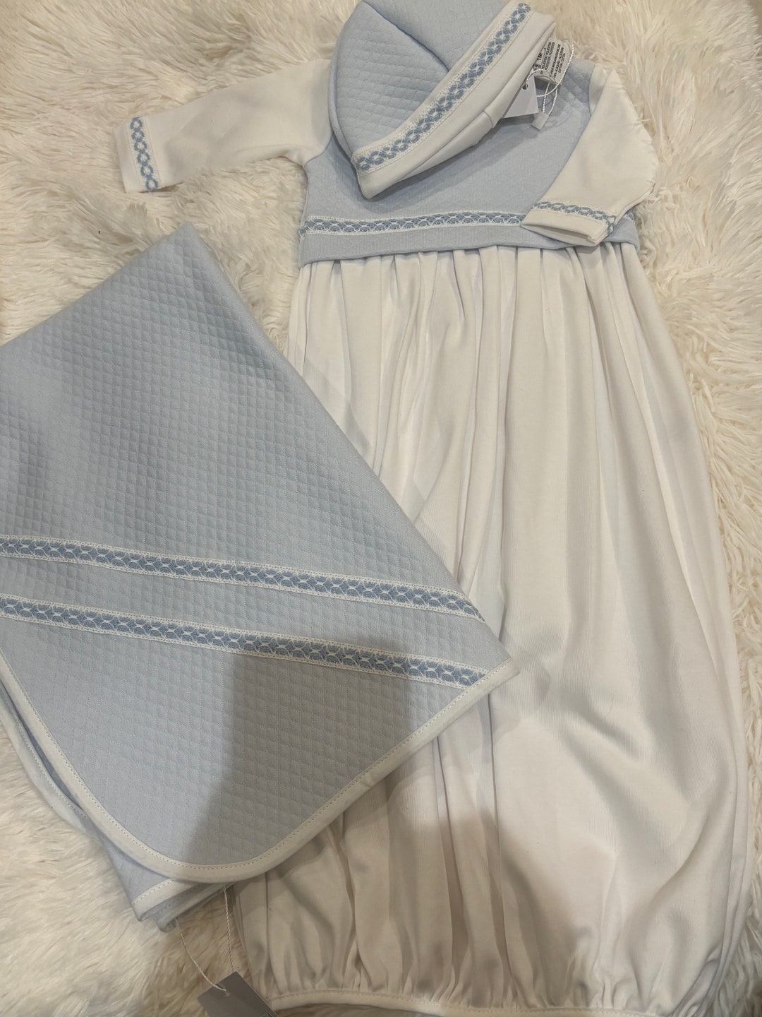 3 Piece Baby Boys Bris Gown Set Jewish Circumsition Gown Etsy