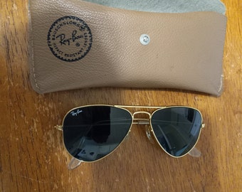 Vintage Real B&L Ray Ban Aviator Sunglasses MADE IN USA