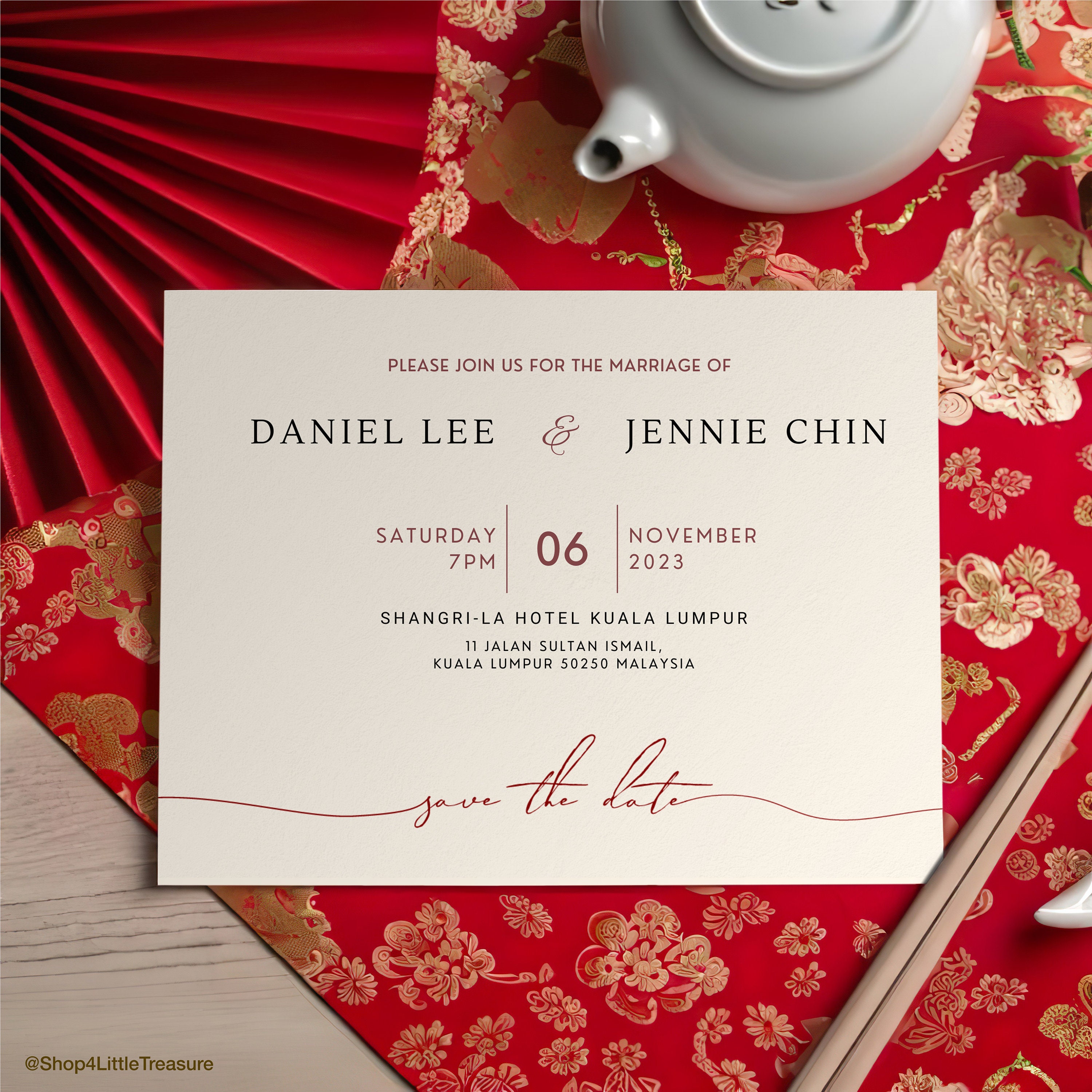 Elegant Chinese Wedding Invitation Design Trends 2024