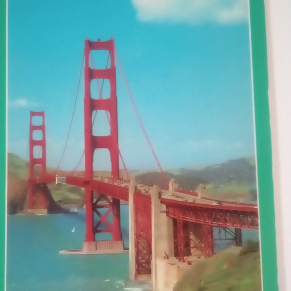 1980's Post Card Golden Gate Bridget San Francisco post card, hard to come by