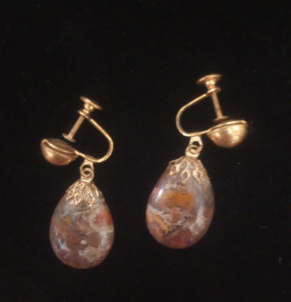 Beautiful " cherry blossom quartz" vintage screwba