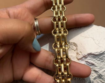 Metal Bag Chain Strap, Purse Replacement Chain, Crossbody Handbag Strap, Gold Silver Bag Handle, DIY Bag Accessory