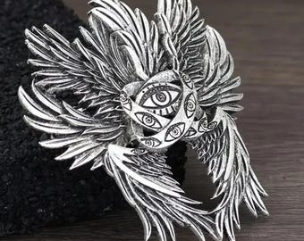 Vintage Viking Hair Clip Nordic Gothic Barrette Silver Fantasy Hair Accessory Witchy Unisex Norse Jewelry Headdress Gift