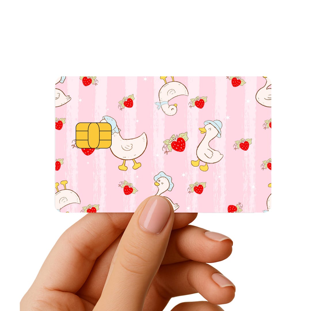 Credit Card Sticker Skin Decal for Debit Card, Silly Goose Sticker ...