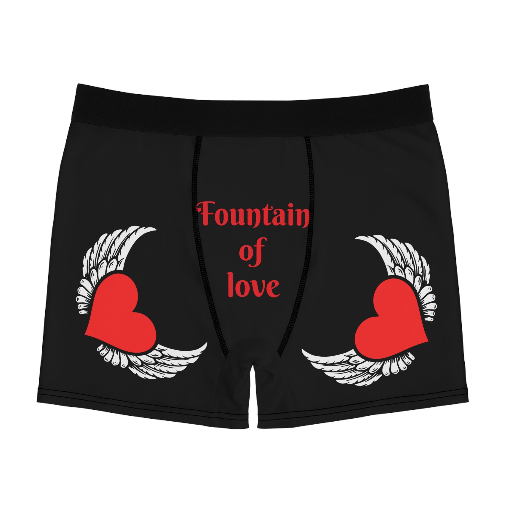 Personalized Face Men Boxers Briefs, Custom Romantic Husband Boyfriend
