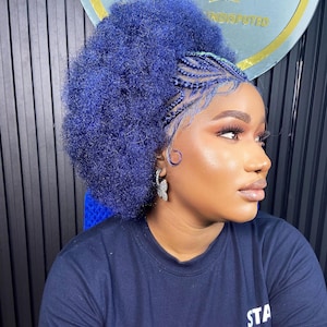 Ready to ship ghana weave cornrow braided wig, Full frontal unit for women of colour. Braids wig for black women. Lace frontal feedin braid