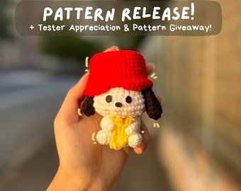 Pocha Holding Fries Amigurumi Crochet Pattern