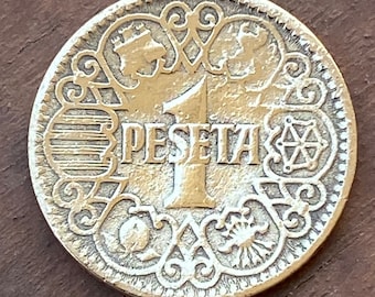 One Peseta from Spain from 1944