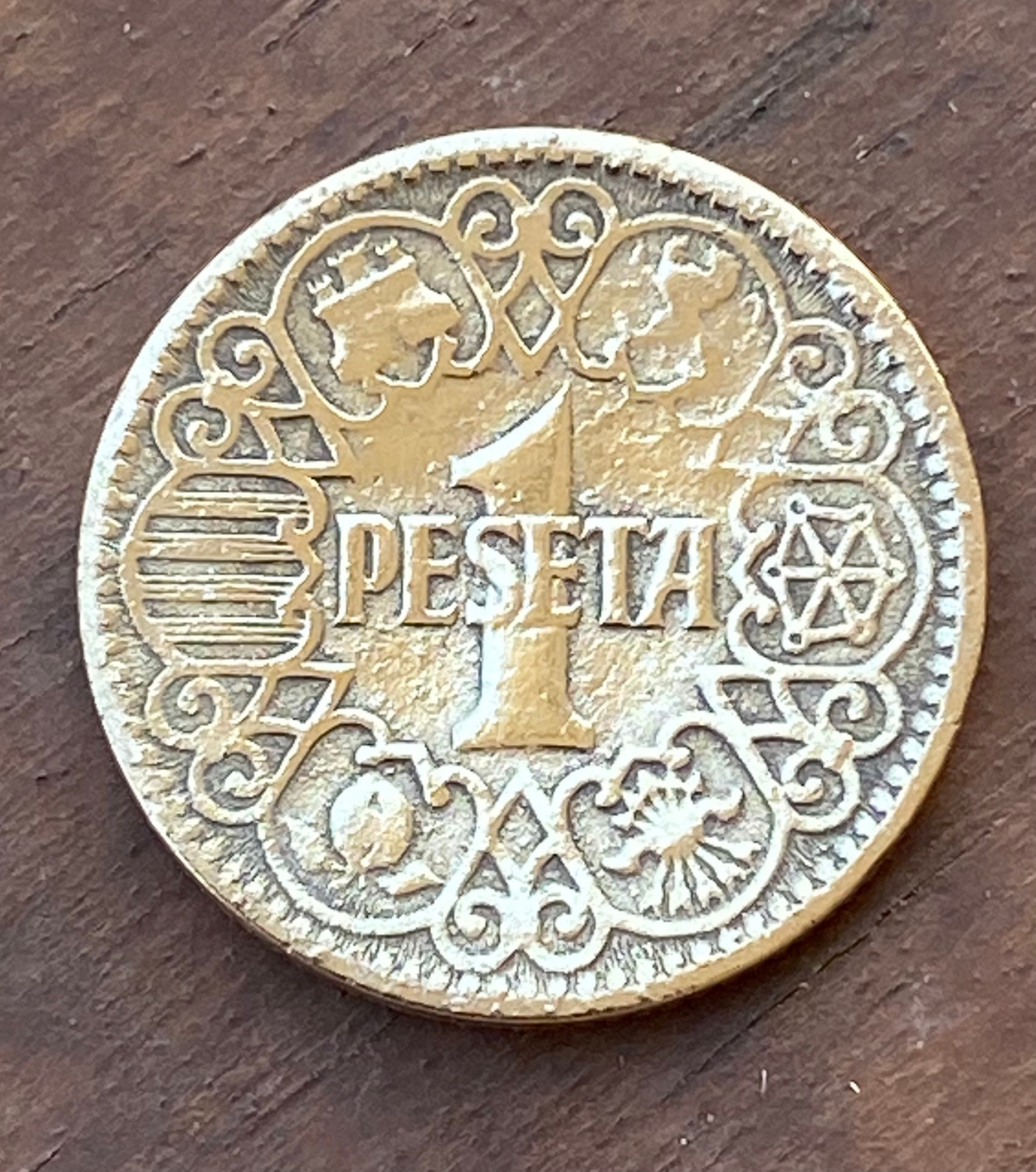 One Peseta from Spain from 1944