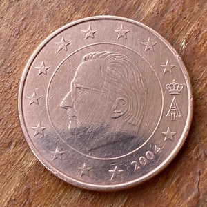 Moneta 5 centów Belgia 2004