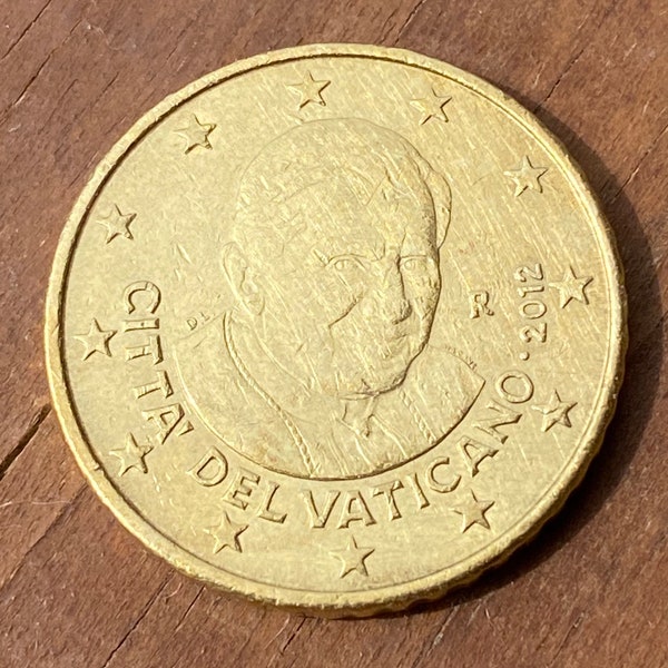 Moneda 50 Céntimos Cittá del Vaticano 2012