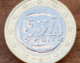 1 Euro Coin Greece 2002 Mint S