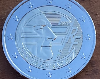 2 Euro France 2022, Jacques Chirac.