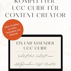 UGC Guide in German How do I become a user-generated content creator Complete Guide for Beginners UGC Creator image 1