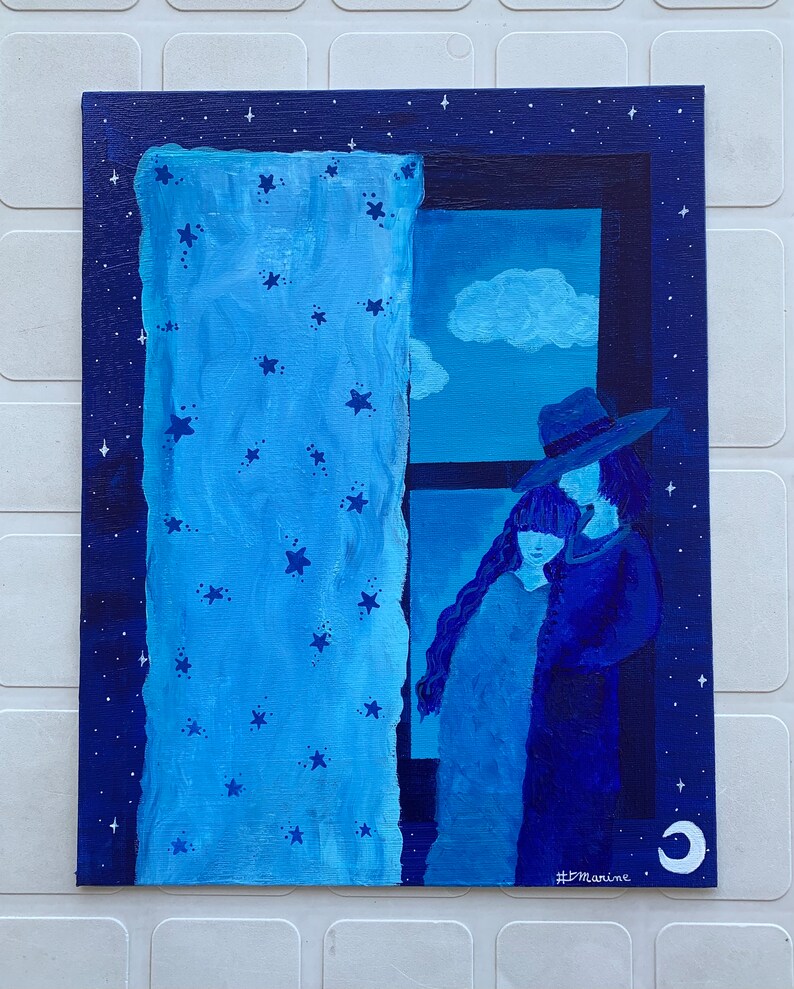Lovers in blue image 1