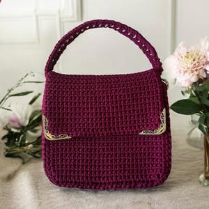 Crochet bag, crossbody bag, elegant bag, shoulder bag, handmade bag, summer bag, crochet bag, perfect gift