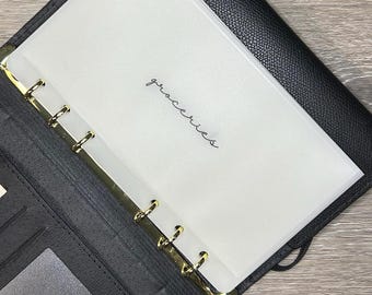 Personalized Matte Vellum A6 Cash Envelopes | Customizable Font + Labels/Categories | Cash Budgeting A6 Cash Envelopes