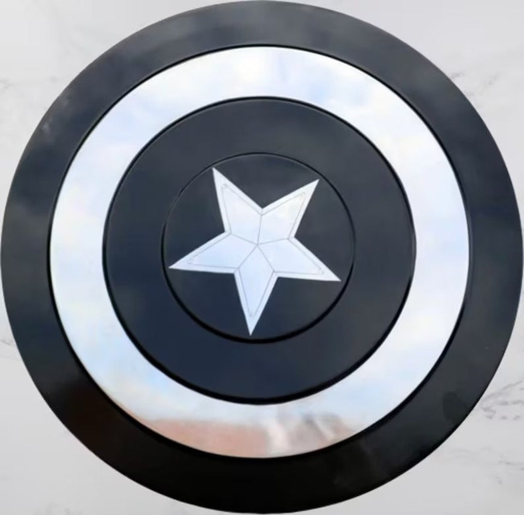 Black Captain America Shield , Black Panther Shield the Avengers Movie ...