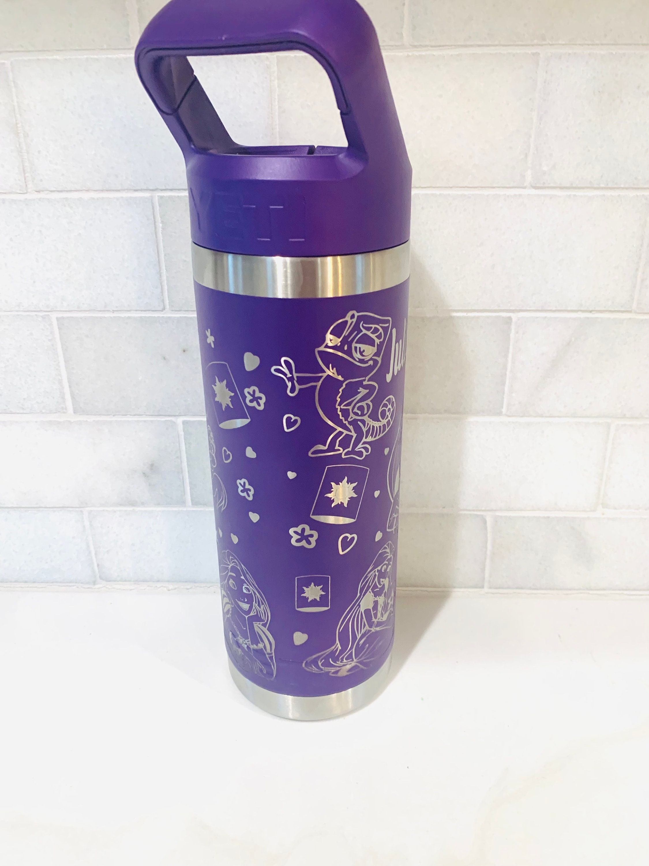 Rapunzel 360 Engraved Tumbler, Tangled Tumbler, Rapunzel Cup, Disney ...