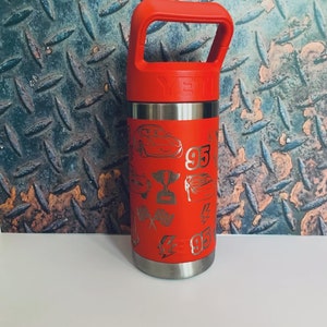 Engraved Disney Cars Yeti Tumbler, Lightning McQueen Cup bild 3