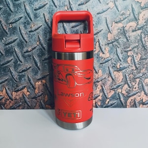 Engraved Disney Cars Yeti Tumbler, Lightning McQueen Cup bild 1