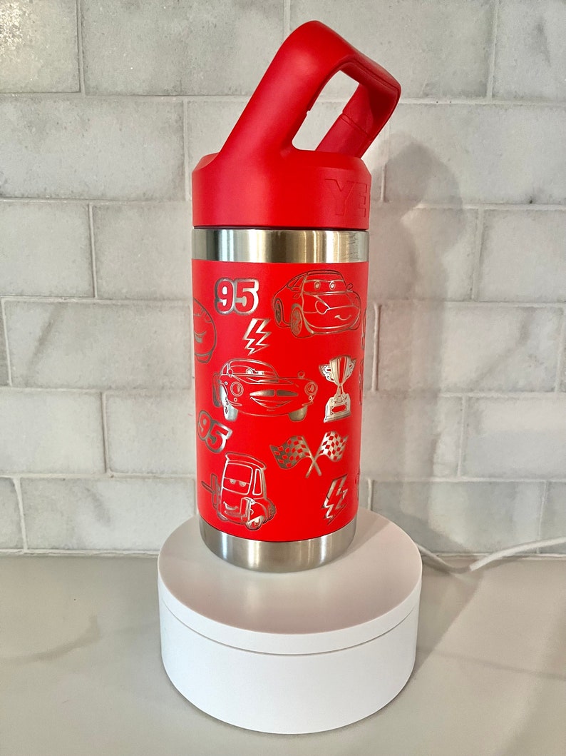 Engraved Disney Cars Yeti Tumbler, Lightning McQueen Cup bild 6