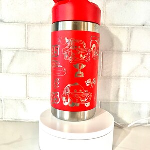 Engraved Disney Cars Yeti Tumbler, Lightning McQueen Cup bild 7