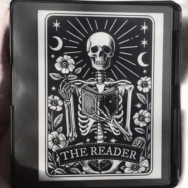 The Reader Kindle Lock Screen Tarot Full Screen EPUB File Ready to use .epub Wallpaper for Kindle