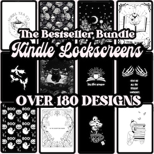 Kindle Lock Screen Bundle: 180+ EPUB Files (Digital Download)