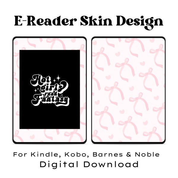 Prinatable Kindle Skin Vinyl Design Cute Bow DIGITAL DOWNLOAD