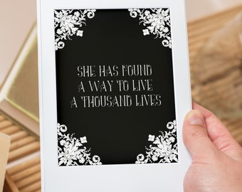 Kindle Lock Screen Bundle | 26 Girlie E-Reader Wallpapers (Digital Download)