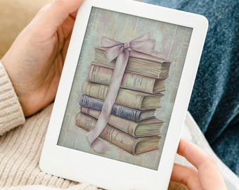 Kindle Colorsoft Lock Screen Bundle: 50 Bookish Wallpapers (Digital Download)