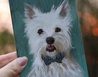 Wenskaart West Highland Terrier