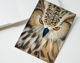 PRINTABLE Owl Greeting Card Birthday Card Cute Card, Printable - View #6