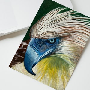 Biglietto d'auguri aquila falco