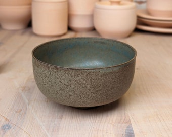 Iskia grey / blue coloured bowl 13cm