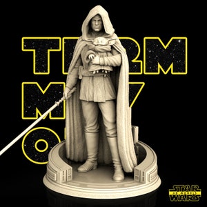 Star Wars 3D-modeller - Luke Skywalker 2-modell högkvalitativa 1,82 GB stl-filer