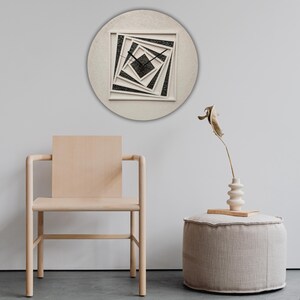 Handmade Resin Wall Clock, Unique Gift Idea, Silent Modern Design, White and Grey Epoxy, Large 50cm Clock, Minimalist Wall Decor