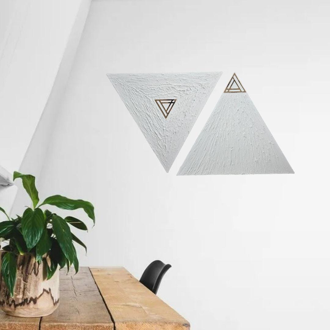 Geometric Modern Wall Decor, Abstract Painting on Canvas, Minimalist ... - Geometric Abstract Wall Decor For Small Spaces